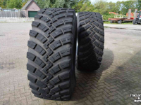 Wheels, Tyres, Rims & Dual spacers BKT ridemax 697 710/70r38 90%