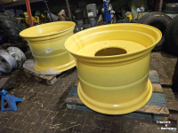 Wheels, Tyres, Rims & Dual spacers  Set velgen 27x38, John Deere