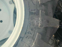Wheels, Tyres, Rims & Dual spacers Michelin Agribib 13.6R38 + 13.6R24 op verstelvelgen
