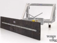 Rubber yard scraper Qmac Modulo schuifbalk met rubbermat Atlas aanbouw