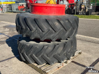 Wheels, Tyres, Rims & Dual spacers Good Year 2xDubbelwiel  20.8R38+haken