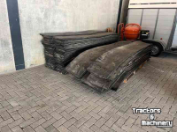 Rubber yard scraper  rubber strip , slijt rubber , rubber tbv schuif