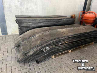 Rubber yard scraper  rubber strip , slijt rubber , rubber tbv schuif