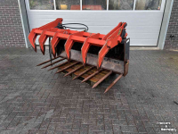 Front-end loader bucket / Front loader bucket Hekamp Greep standaard  -  Mestvork met bovenklem
