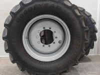 Wheels, Tyres, Rims & Dual spacers Good Year 480/70R28 en 580/70R38