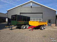 Dumptrailer Jako 8 tons kipper kieper bakkenwagen