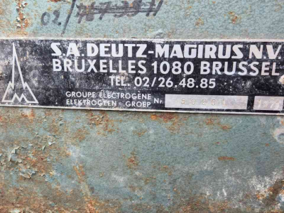 Aggregates  AvK Deutz V12 Aggregaat generator 400kVA