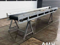 Conveyor  3800X580 MM TRANSPORTBAND VLAKKE BAND FLAT BELT CONVEYOR BELT FLACHBAND FÖRDERBAND