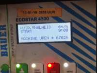 Irrigation hose reel Bauer E51 BEREGENINGSHASPEL