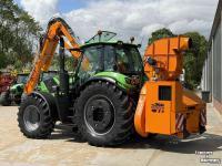 Tractor Deutz-Fahr Agrotron 6185 TTV met Herder Grenadier MBKA 513 LSH