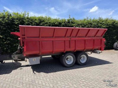 Dumptrailer  LBA 12 tons sloot vuil kipper