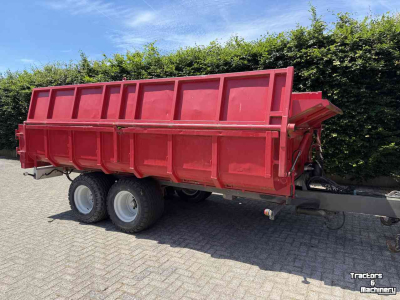 Dumptrailer  LBA 12 tons sloot vuil kipper
