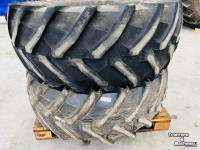 Wheels, Tyres, Rims & Dual spacers Trelleborg 480/65x28 TM 800
