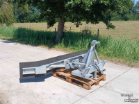 Rubber yard scraper Kemp Rubberschuif 2.70m hydraulisch zwenkbaar