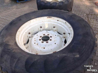 Wheels, Tyres, Rims & Dual spacers Michelin 480/65-R24 en 600/65-R34