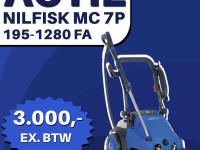 High-pressure cleaner, Hot / Cold Nilfisk MC 7P - 195/1280 FA