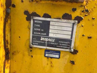 Wood shredder VanDaele TV180