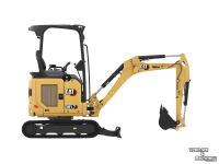 Mini-Excavator Caterpillar 301.7CR Canopy, minigraver, minikraan, BJ2024, Demo!