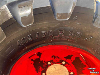 Wheels, Tyres, Rims & Dual spacers Michelin 405/70R20 op velg