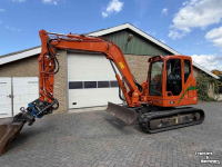 Excavator tracks Case CX80 C met draai kantelstuk