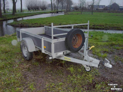 Car trailer up to 3500 Kg Hapert 1 assige Aanhanger / Aanhangwagen
