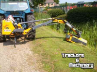 Mowing arm with flailmower Ferri Arm-klepelmaaiers / Maaiarm met klepelmaaier