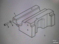 Diverse new spare-parts JCB 403