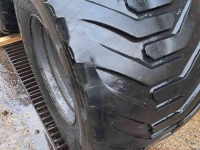 Wheels, Tyres, Rims & Dual spacers BKT 600/50R22.5 op 10-gaats velg