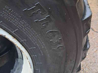 Wheels, Tyres, Rims & Dual spacers BKT 600/50R22.5 op 10-gaats velg