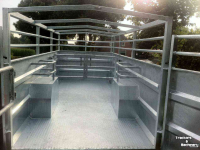 Livestock trailer Heuvelmans 6VWH6025 veewagen 6 en 7 mtr