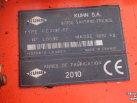 Mower Kuhn FC313F-FF front schijvenmaaier met kneuzer frontmaaier Lift-Control