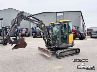 Mini-Excavator Volvo ECR35D, als nieuw! minikraan 3.5 ton