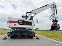 Excavator mobile Caterpillar Cat M314F - Engcon + bakkenwagen Mobiele graafmachine Midejo