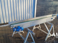 Conveyor  Vlakke band 2420 X 250 TRANSPORTBAND VLAKKE BAND FLAT BELT CONVEYOR BELT FLACHBAND FÖRDERBAND