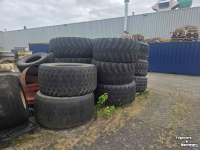 Wheels, Tyres, Rims & Dual spacers  600/55R26.5 en 650/65R30.5