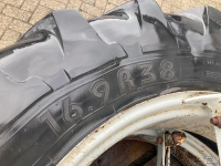 Wheels, Tyres, Rims & Dual spacers Michelin 16.9R38 dubbellucht 5 ster