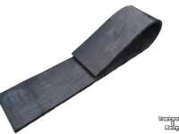 Rubber yard scraper Qmac RUBBERMAT STAAL 3.20