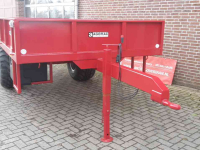 Agricultural wagon Agomac Bakkenwagen / Platte wagen / Werktuigentransportwagen