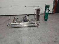 Milking installation  diverse voorkoelers