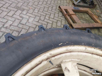 Wheels, Tyres, Rims & Dual spacers Zetor Cultuurwielen 12.4 R28  12.4 R 46   (320/95 R28 320/95 R46)  ZF Steek
