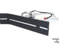 Rubber yard scraper Qmac 210 HYDR SCHUIN + HOEK LEPELINSTEEK