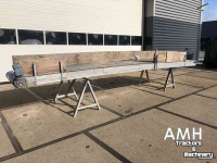 Conveyor  6080X800 MM TRANSPORTBAND VLAKKE BAND FLAT BELT CONVEYOR BELT FLACHBAND FÖRDERBAND