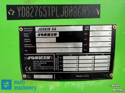 Earth- / Sand-dumper Joskin Advantage Trans-KTP 27/65 3-asser Kipper