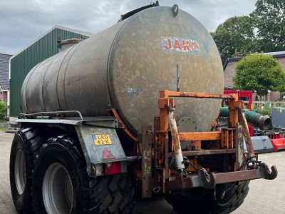 Slurry tank Jako BT12500T Mesttank, watertank, tandemas, mestverwerking