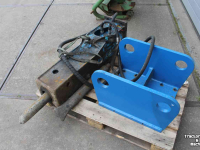 Hydraulic rock breakers Krupp Sloophamer hakhamer