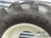 Wheels, Tyres, Rims & Dual spacers Michelin Set Michelin Banden 540/65R34 & 440/65R24 Vaste Velgen