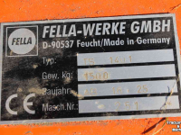 Rake Fella TS1401 dubbele cirkelhark zijafleg harkmachine wiersmachine