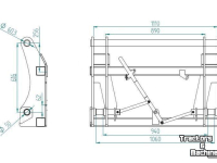 Adapter  Qmac MERKADAPTER BLANCO - VOLVO L50T/M90