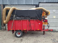 Dumptrailer  Zuigwagen kiepwagen met Votex zuigunit bladzuiger zuiger vuilopzuiger mestzuiger