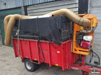 Dumptrailer  Zuigwagen kiepwagen met Votex zuigunit bladzuiger zuiger vuilopzuiger mestzuiger